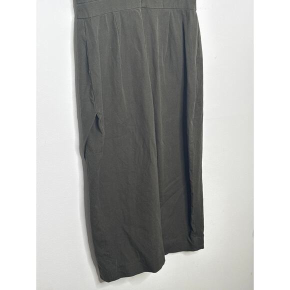 Banana Republic Bi Stretch Short Sleeve Sheath Dress Size 2 Olive Green Bodycon - Picture 10 of 10